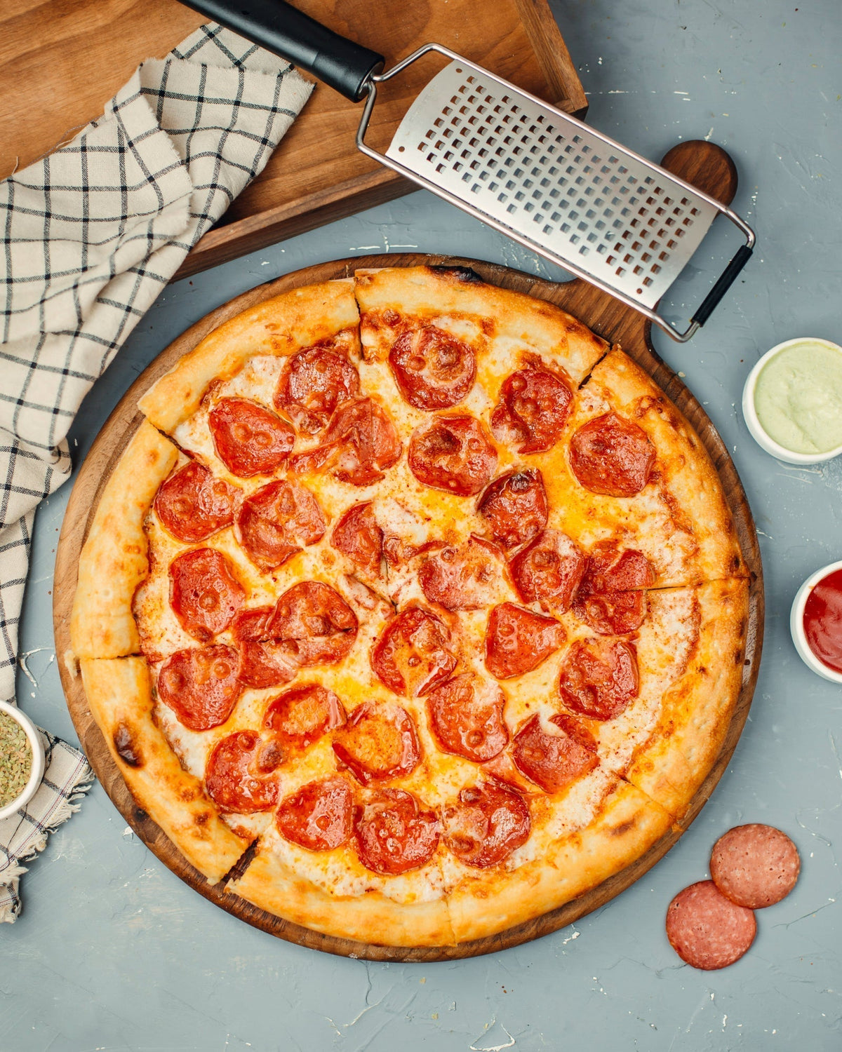 Spicy Pepperoni Pizza