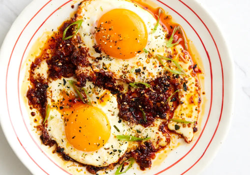 Chilli Crisp Fried Eggs