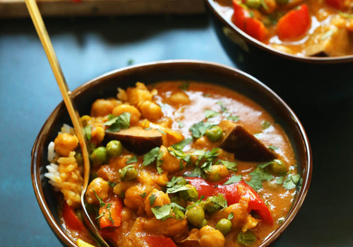 Coconut Red Curry with Chickpeas