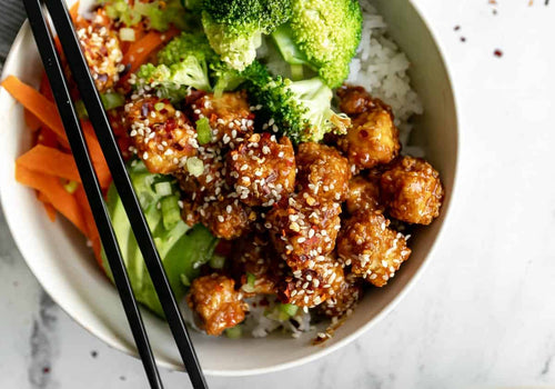 Spicy Garlic Crispy Tofu