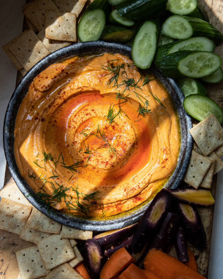 Spicy Vegan Red Pepper Dip