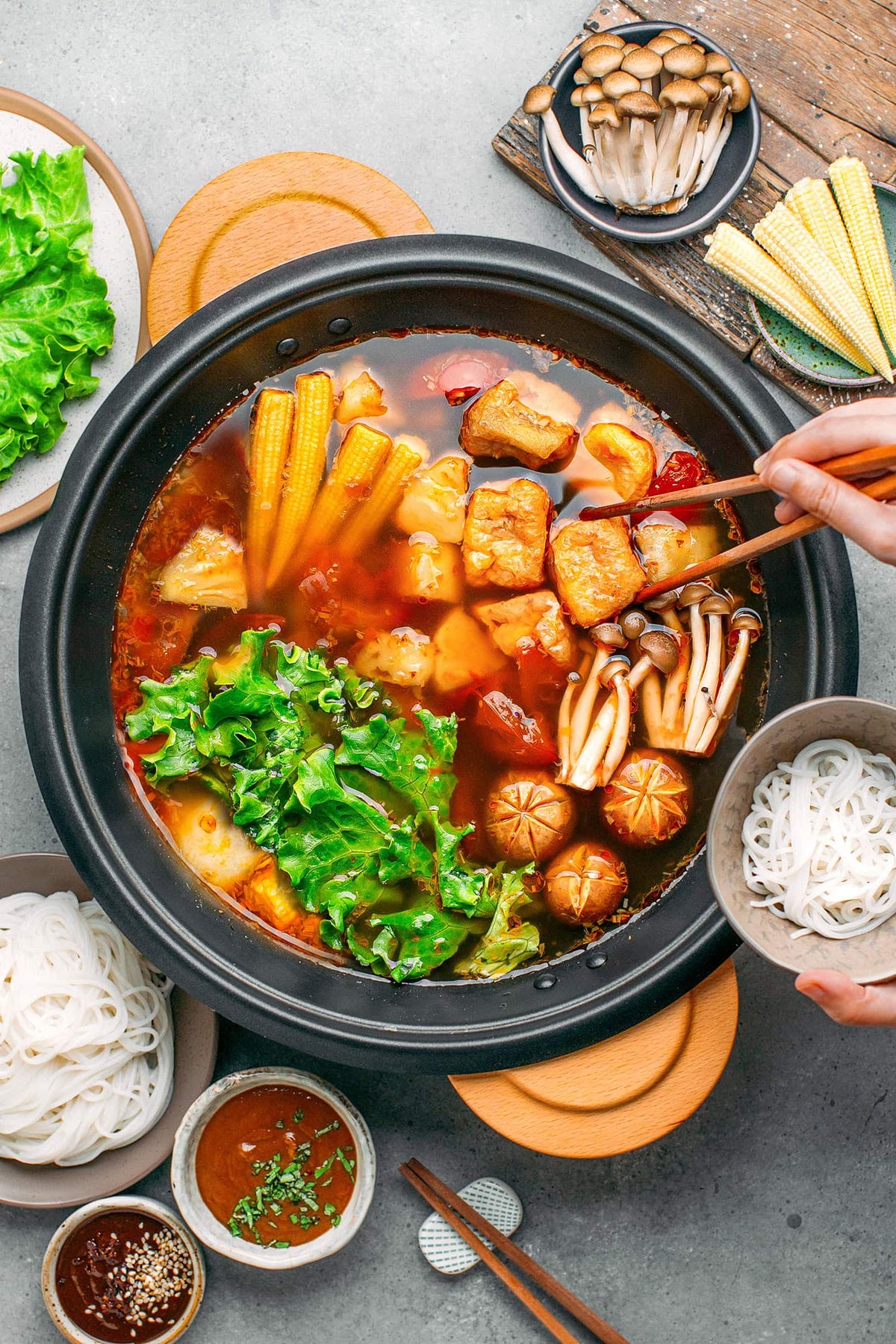 Spicy Vegan Hot Pot