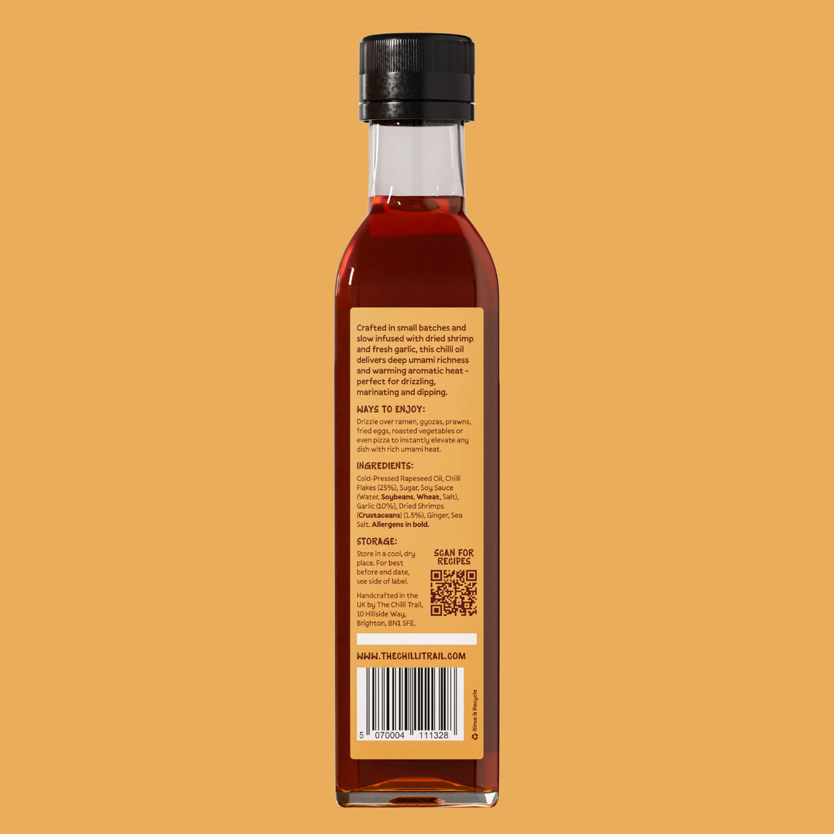 Garlic & Shrimp Infused Chilli Oil